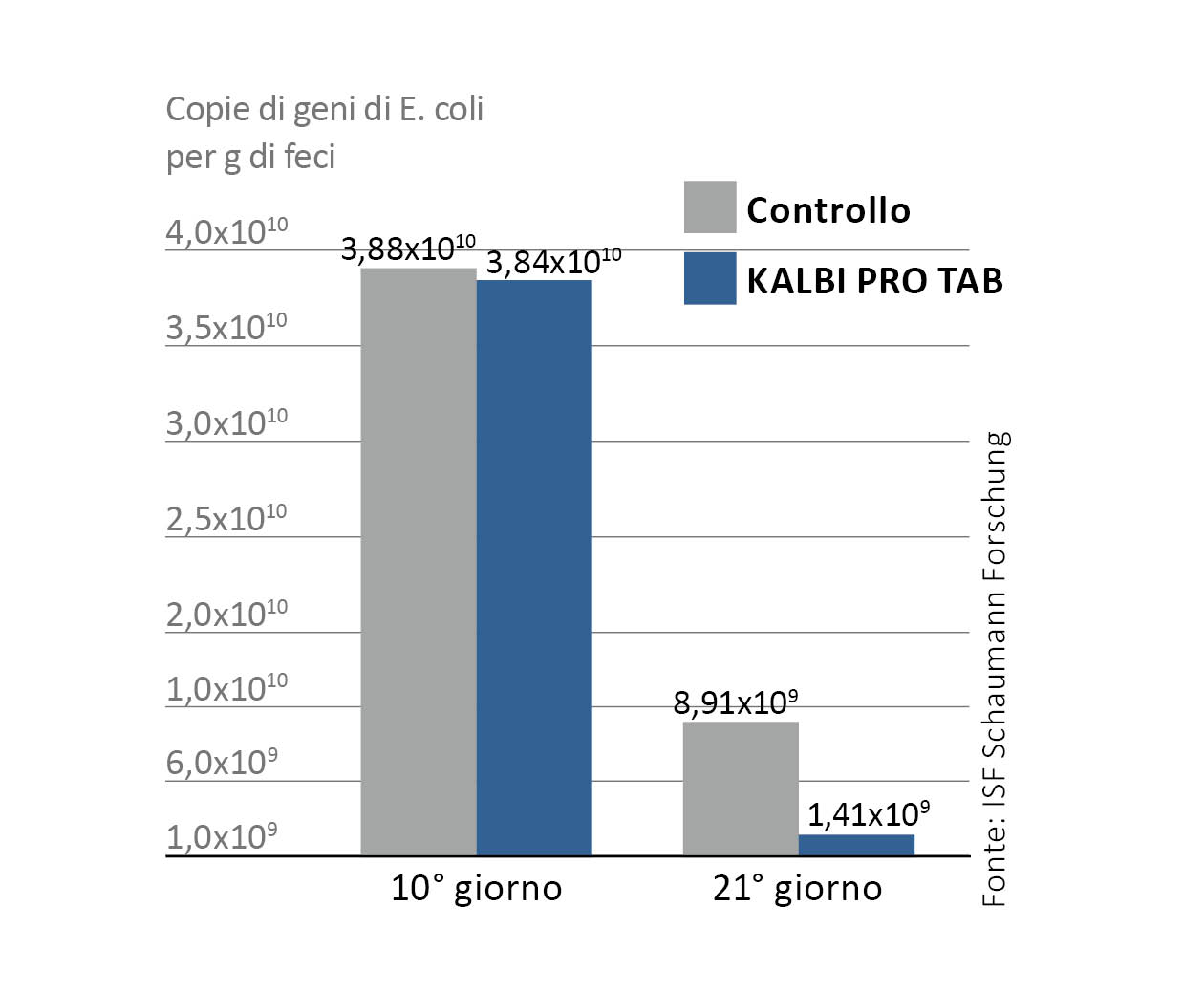 I batteri lattici presenti in KALBI PRO TAB riducono lo sviluppo e la moltiplicazione dei germi patogeni